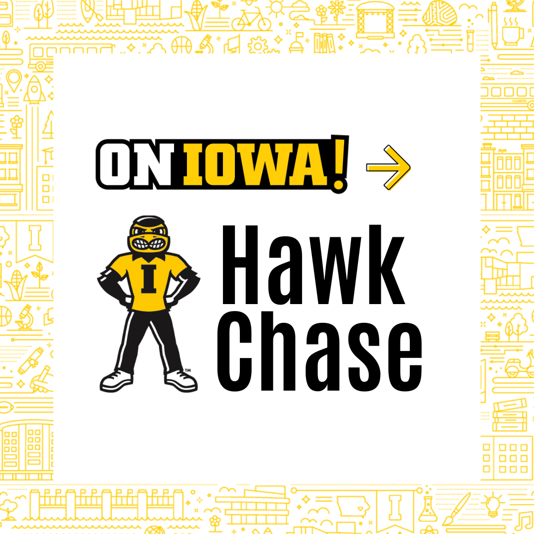on iowa hawk chase logo