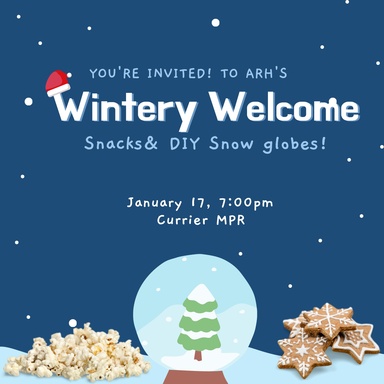 Wintery Welcome Snow Globe and Details 