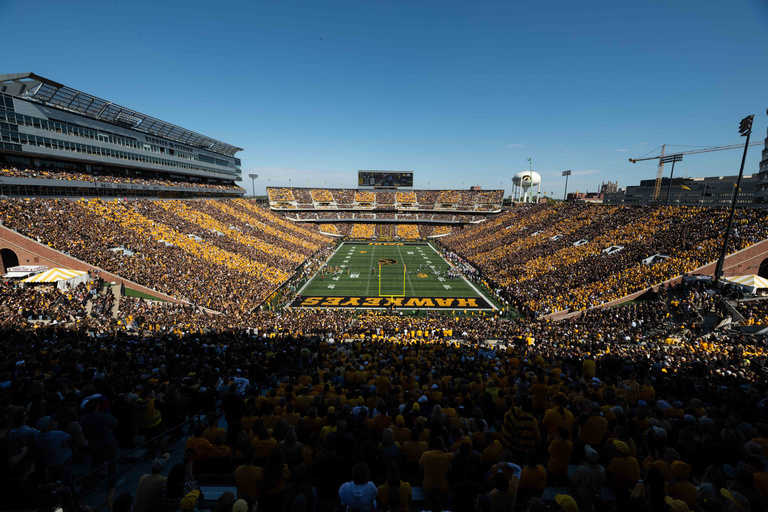 kinnick black and gold game